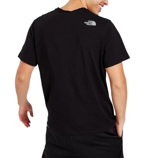 The North Face Mens SS Tee Simple Dome Reflective Logo Black T-Shirt - Image 4