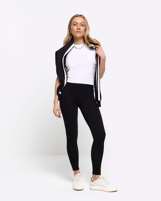 River Island Womens Trousers Petite Black High Waist 3 Pack - Image 2