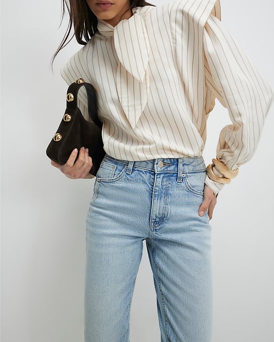 River Island Womens Mom Sculpt Jeans Blue Mid Rise Zip - Image 2