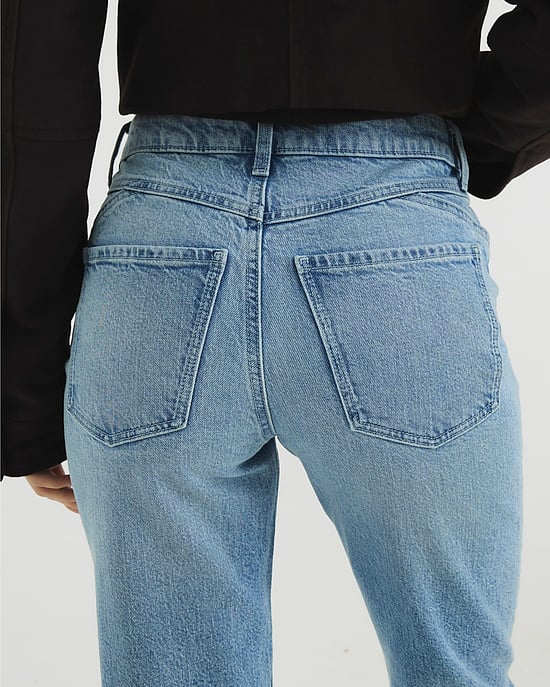 River Island Womens Mom Sculpt Jeans Blue Denim Slim Fit - Image 4
