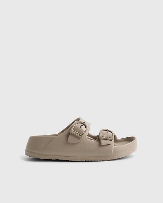 River Island Boys Sliders Grey Moulded Double Strap Buckle - Image 2