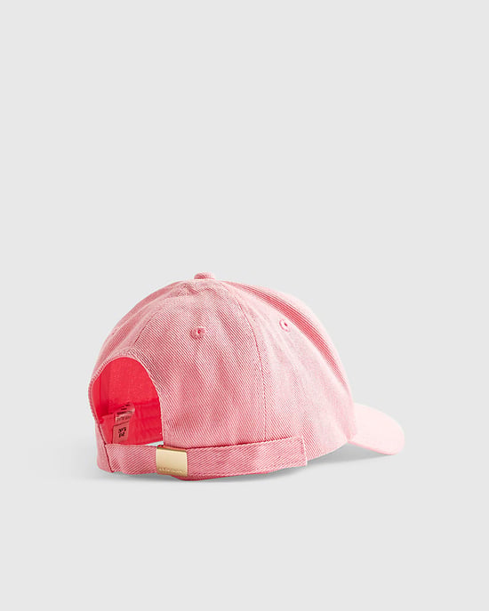 River Island Girls Cap Pink New York Graphic Hat - Image 2