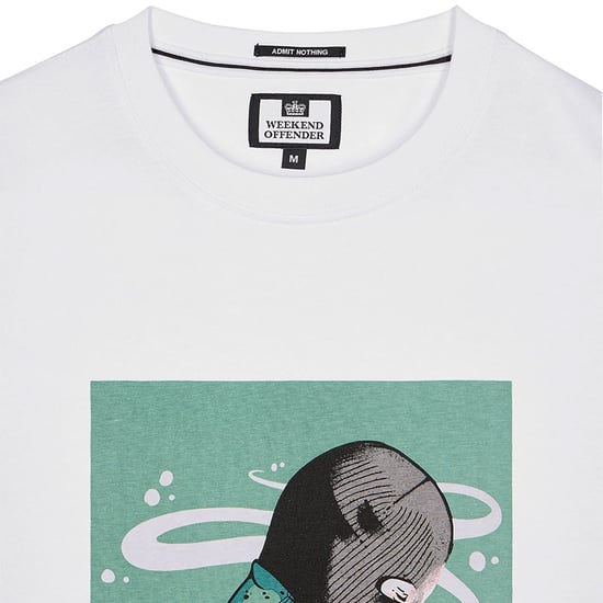 Weekend Offender Mens T Shirts Fumo Graphic Crew Neck Short Sleeve Cotton Tee - Image 3