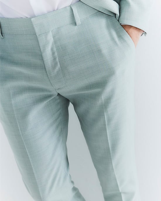 River Island Mens Suit Trousers Green Skinny Fit - Image 4