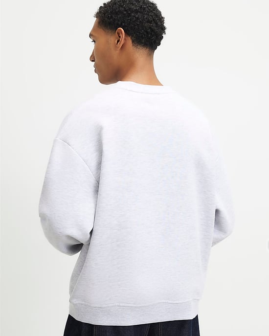 River Island Mens Sweatshirt Grey Embroidered England - Image 3