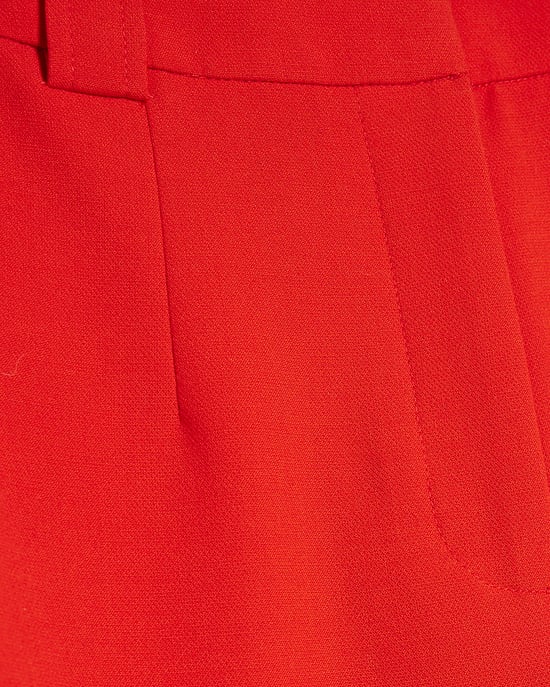 River Island Womens Straight Leg Trousers Red Slim Zip - Image 5