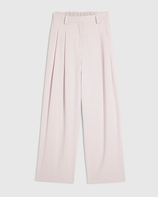 River Island Womens Wide Leg Trousers Pink Dart Detail - Image 6