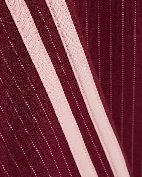 River Island Girls Wide Leg Trousers Red Pinstripe - Image 3