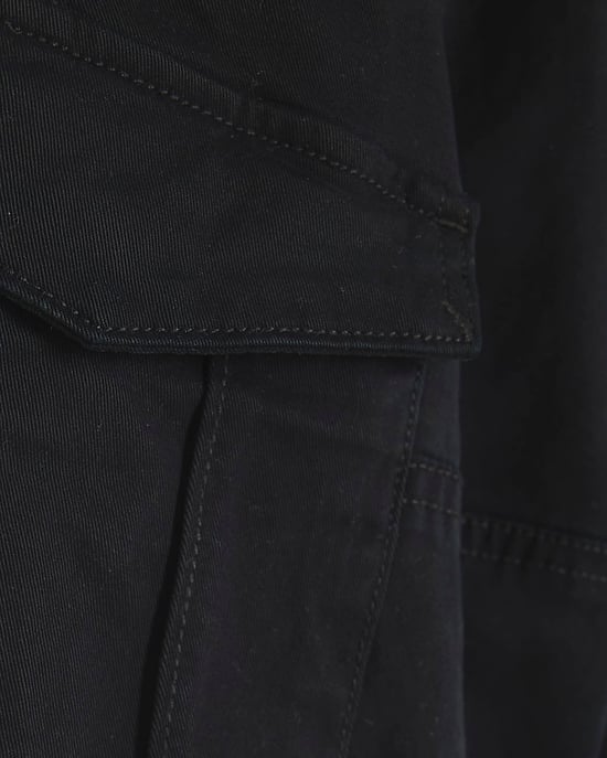 River Island Boys Cargo Trousers Black Elasticated - Image 2