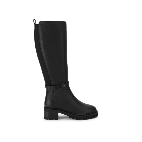Kurt Geiger London Leather Bromley 50/50 Knee Boots - Image 1