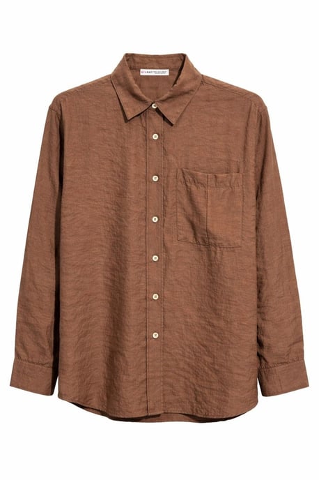 Relaxed Fit Shirt with Pocket - Image 1