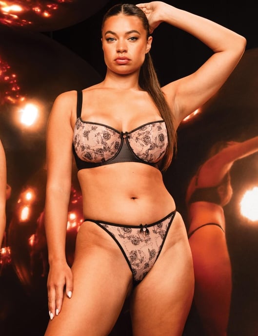 ST046211 Scantilly by Curvy Kate Entwined Tanga Brief - - Image 5