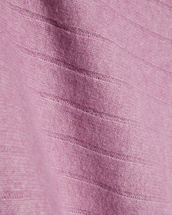 River Island Womens Jumper Purple Ribbed Off The Shoulder - Image 5
