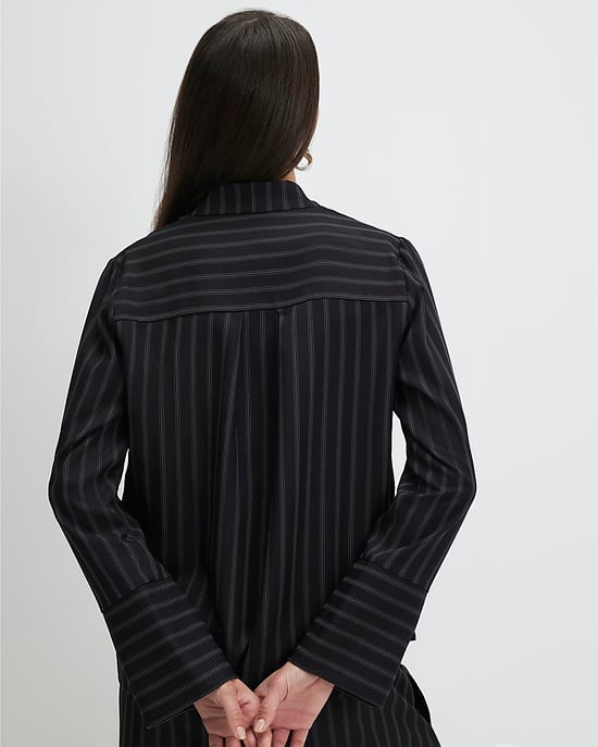 River Island Womens Tunic Black Stripe Pocket Detail - Image 3