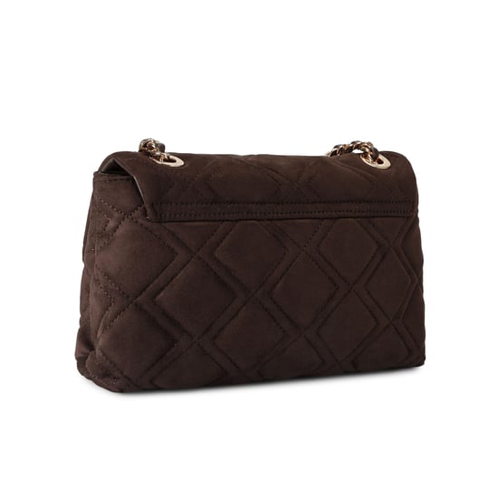 Carvela Suedette Large Rosa Chain Shoulder Bag - Image 3