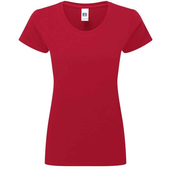 Russell Womens/Ladies Authentic Ringspun Cotton Classic T-Shirt (Classic Red) - Image 1