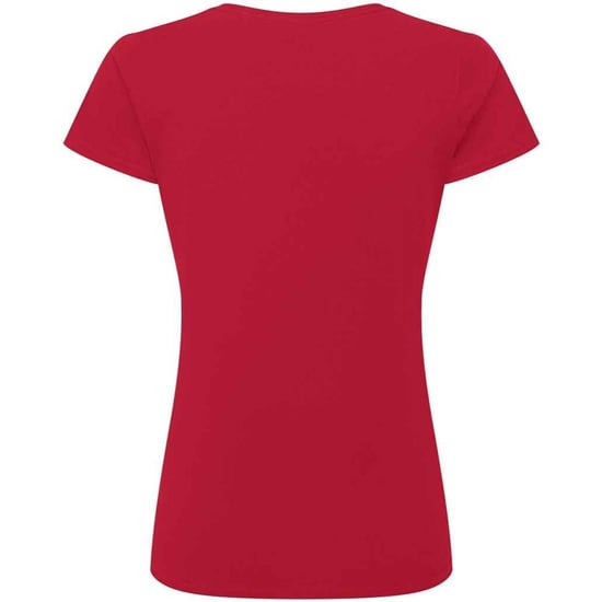 Russell Womens/Ladies Authentic Ringspun Cotton Classic T-Shirt (Classic Red) - Image 2