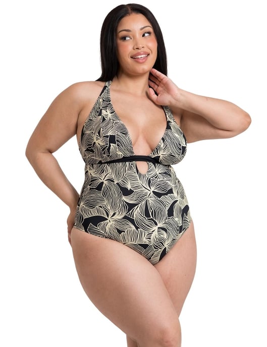CS038607 Curvy Kate Ripple Reef Reversible Non Wired Swimsuit - - Image 2