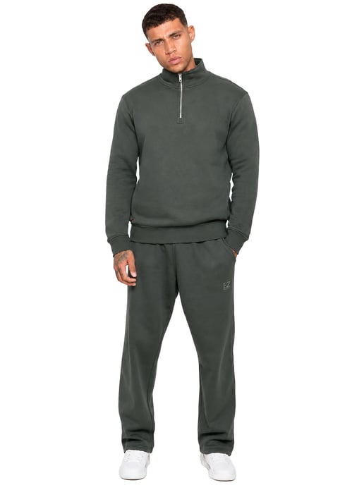 Enzo Milano | Mens Half Zip Sweatshirt - Image 3