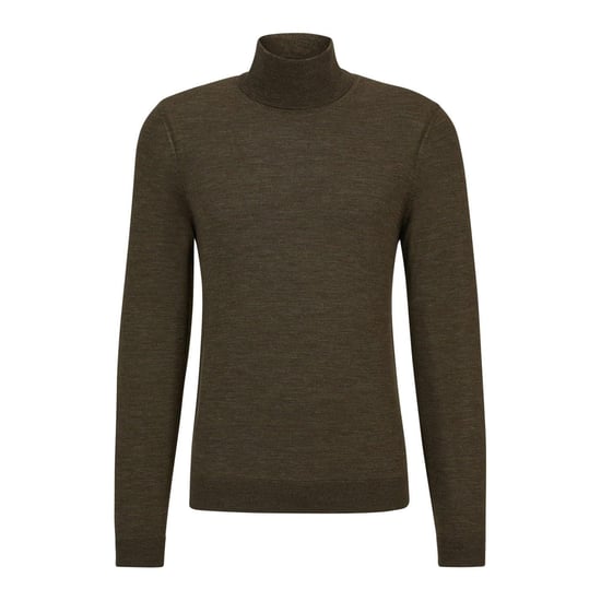 Boss Mens Musso-P Jumper (Dark Green) - Image 3