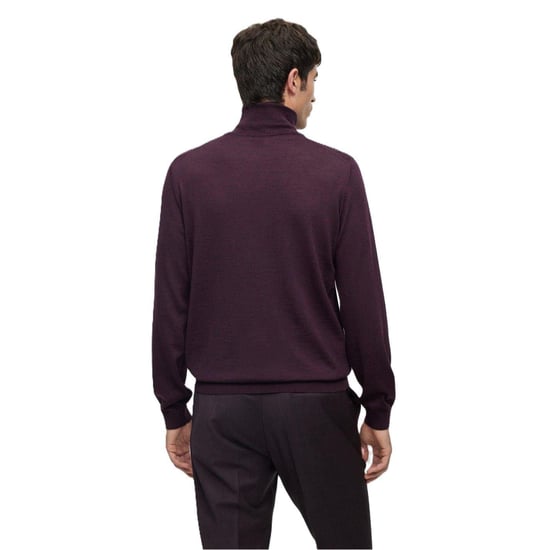 Boss Mens Musso-P Jumper (Dark Red) - Image 2