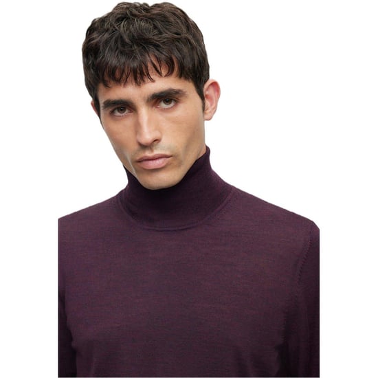 Boss Mens Musso-P Jumper (Dark Red) - Image 3
