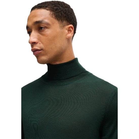 Boss Mens Musso-P Jumper (Forest Green) - Image 3