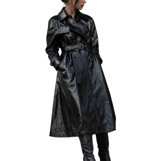 Diesel L-CAROLYN CAPPOTTO Women's Long Black Trench Coat Casual Ladies Jackets - Image 4