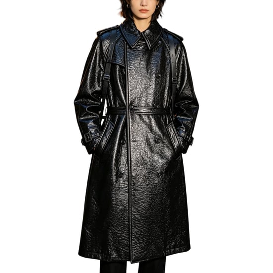 Diesel L-CAROLYN CAPPOTTO Women's Long Black Trench Coat Casual Ladies Jackets - Image 5
