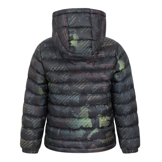Mountain Warehouse Childrens/Kids Seasons Watercolour Padded Jacket (Jet Black) - Image 2