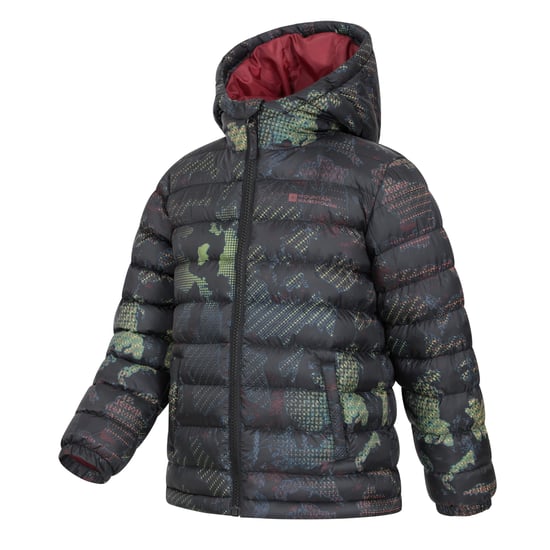 Mountain Warehouse Childrens/Kids Seasons Watercolour Padded Jacket (Jet Black) - Image 3