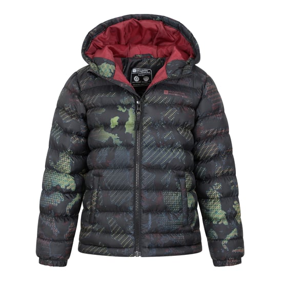 Mountain Warehouse Childrens/Kids Seasons Watercolour Padded Jacket (Jet Black) - Image 5