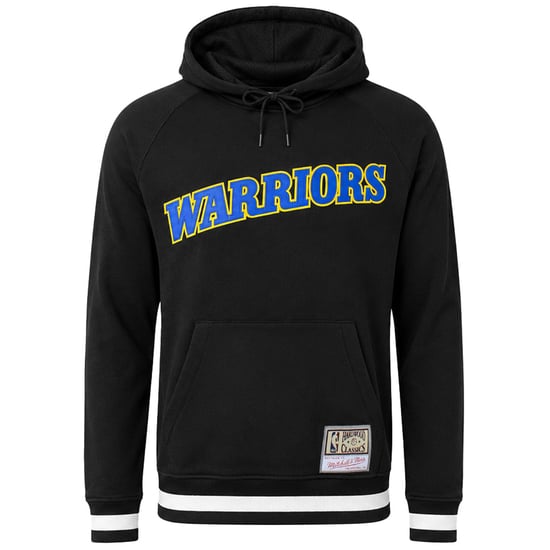 Mitchell & Ness NBA Golden State Warriors Gametime Mens Black Hoodie - Image 1