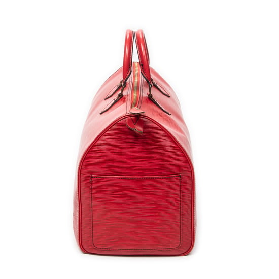 Speedy Black Stitching 4 Travel Bag - Image 4