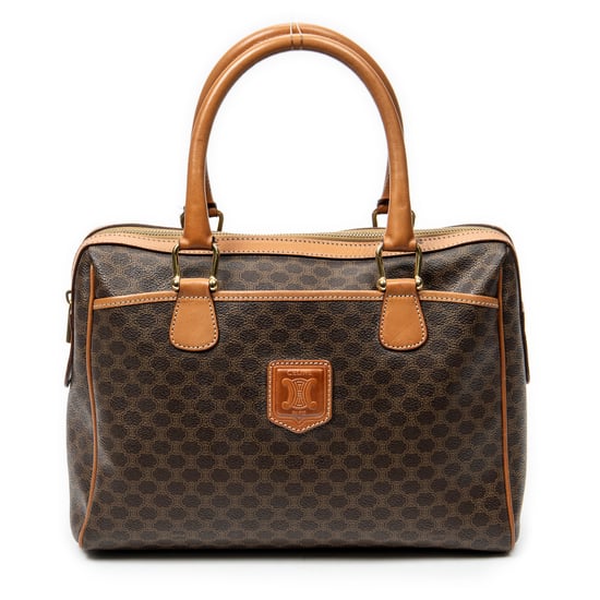 Vintage Small Slip Pocket Boston Handbag - Image 1