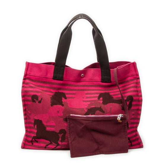 Chevaux En Camouflage Beach Bag schoudertas - Image 1