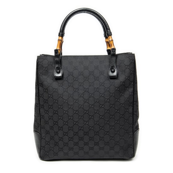 Bamboo Tote Shoulder Bag - Image 1