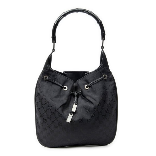 Bamboo Drawstring Tote schoudertas - Image 1