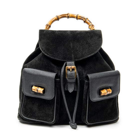 Large Bamboo Backpack rugzak - Image 1