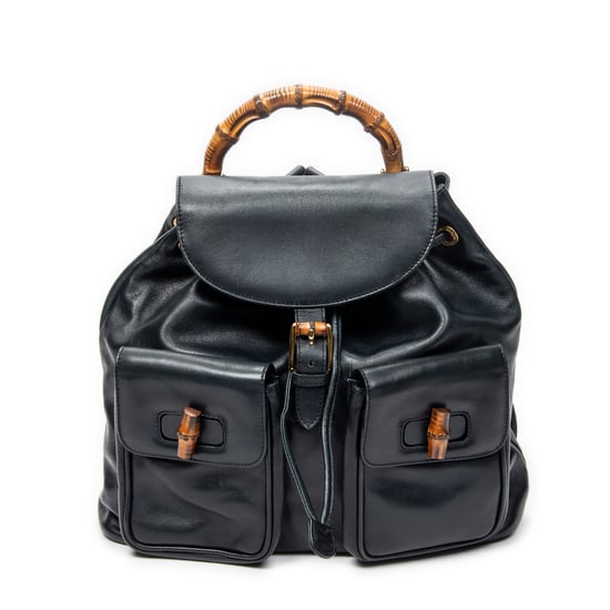 Large Bamboo Backpack rugzak - Image 1