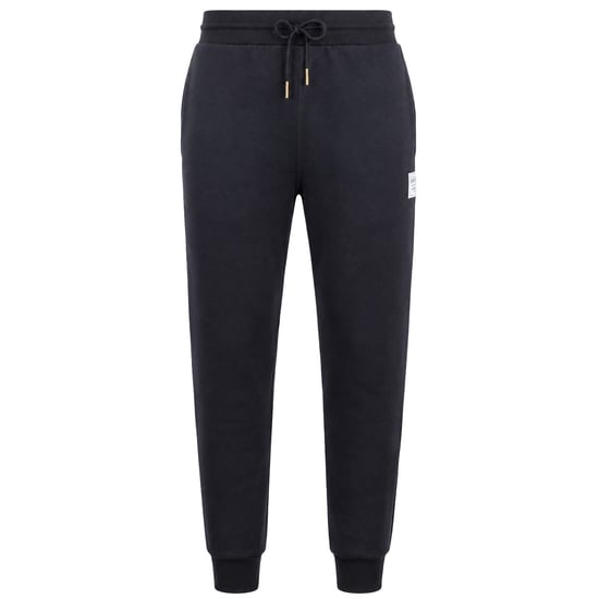 Mitchell & Ness Branded Essentials Mens Black Track Pants - Image 1