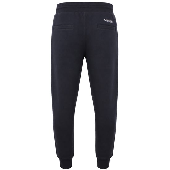 Mitchell & Ness Branded Essentials Mens Black Track Pants - Image 3