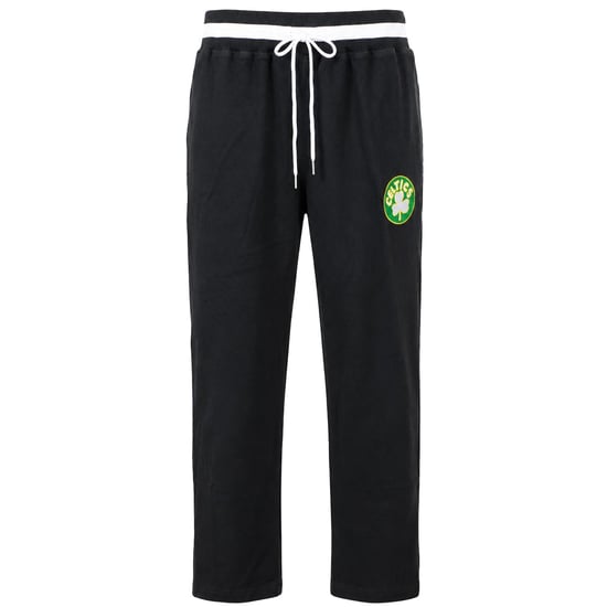 Mitchell & Ness NBA Boston Celtics Reversed Fleece Tearaway Mens Black Track Pants - Image 1