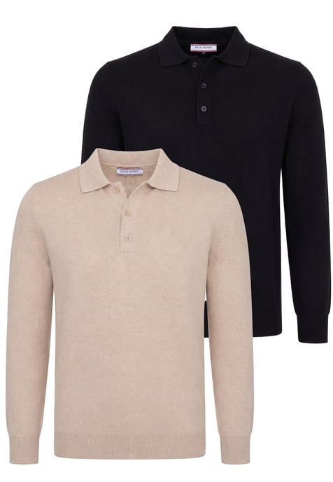 Pullover Polo Collar Pullover Pack Of 2 - Image 1