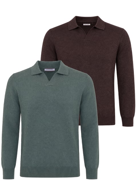 Pullover Polo Collar Pullover Pack Of 2 - Image 1