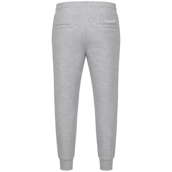 Mitchell & Ness Branded Essentials Mens Grey Track Pants - Image 3