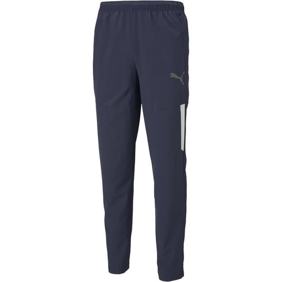 Men's Puma Teamliga Sideline Pants Tracksuit Bottom in Peacoat/Blk/Wht - Image 1