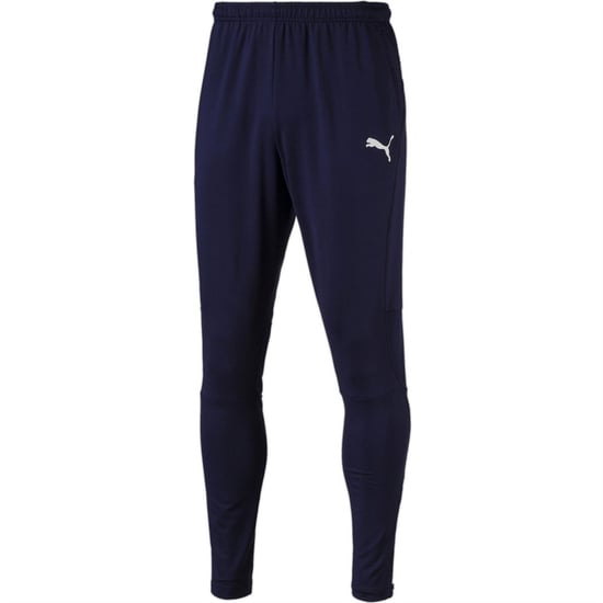 Men's Puma Liga Training Pants Pro Performance Tracksuit Bottoms in Peacoat/White - Image 1