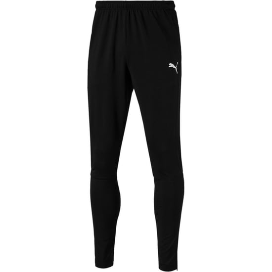 Men's Puma Liga Training Pants Pro Performance Tracksuit Bottoms in Black/White - Image 1