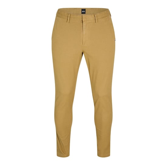Boss Heren Logo Slim Broek (Licht Beige) - Image 1